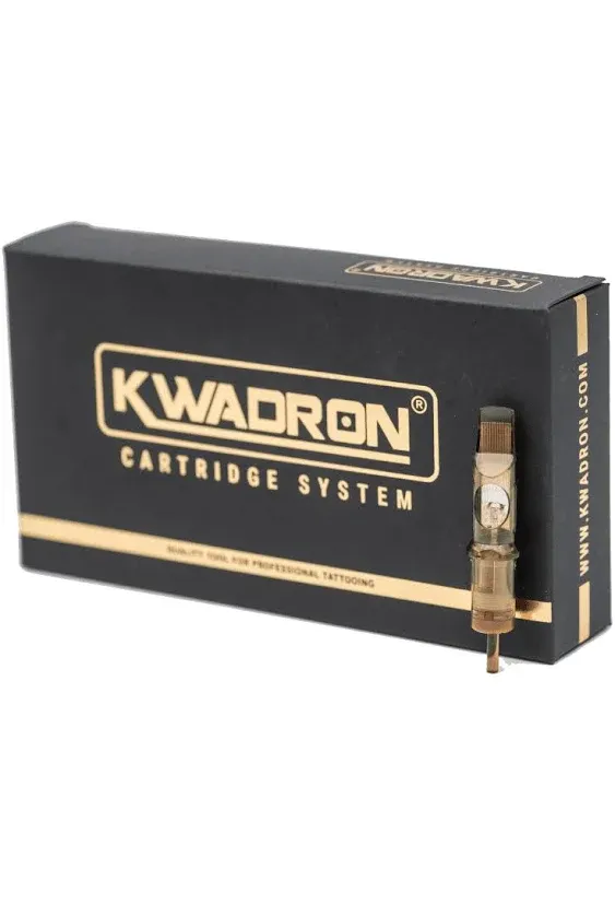 Kwadron Cartridge Tattoo Needles Cartridges, Box of 20, Round Shaders 10 Long ...