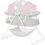 Dream on Me Karley Bassinet - Grey and Pink