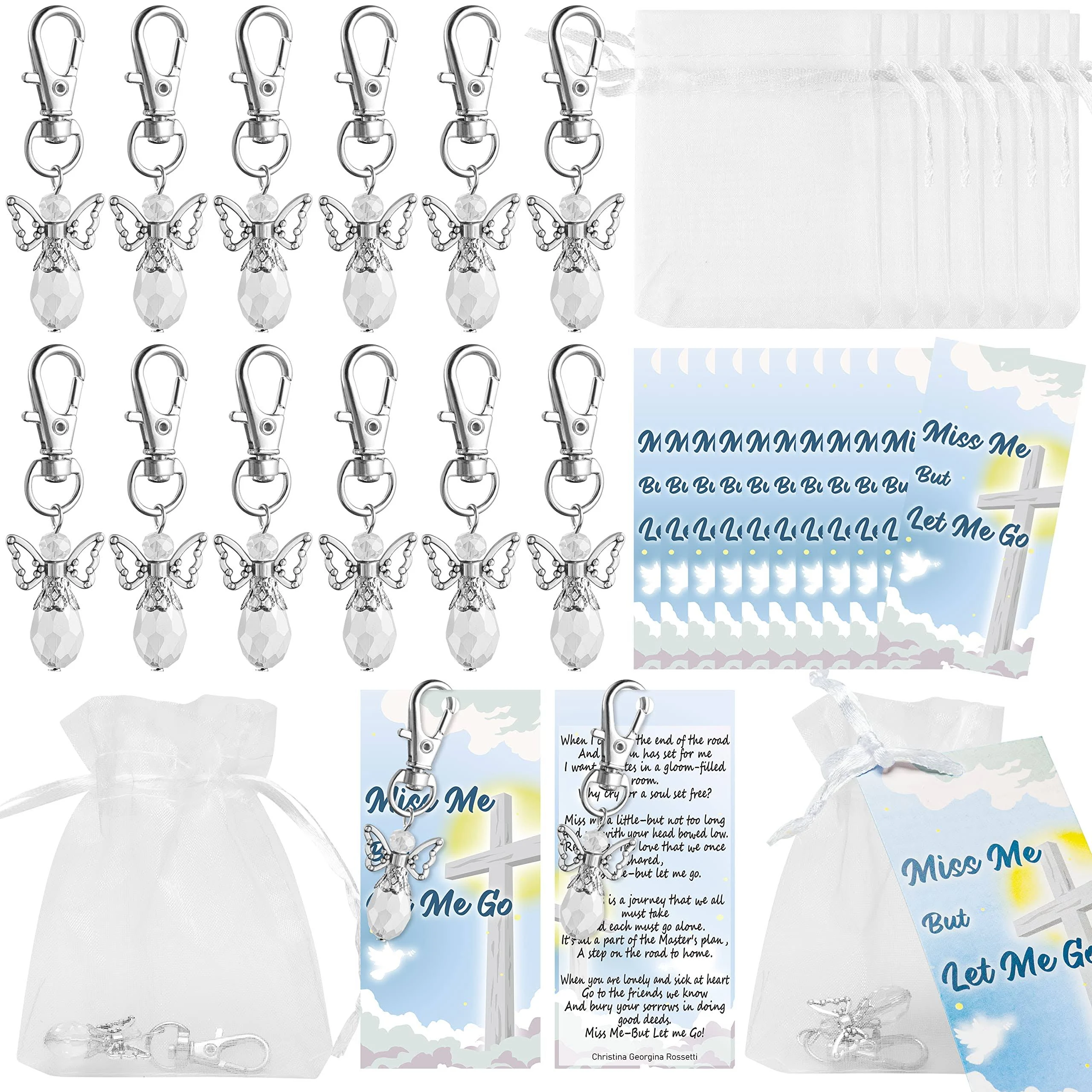 OSNIE Funeral Favors Include Angel Keychains