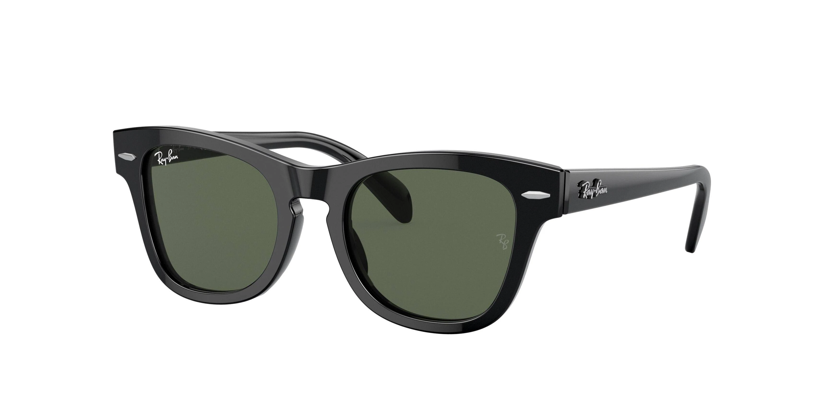 Ray-Ban RJ9707S 100/71 44 - Black Sunglasses