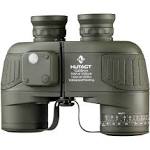 HUTACT Binoculars for Adults 10x50, Built-In Compass and Range Finder, for Bird ...