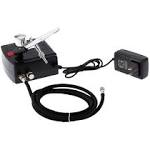 Airbrush Kit Portable Dual-Action Airbrush Gun and Mini Air Compressor Set for