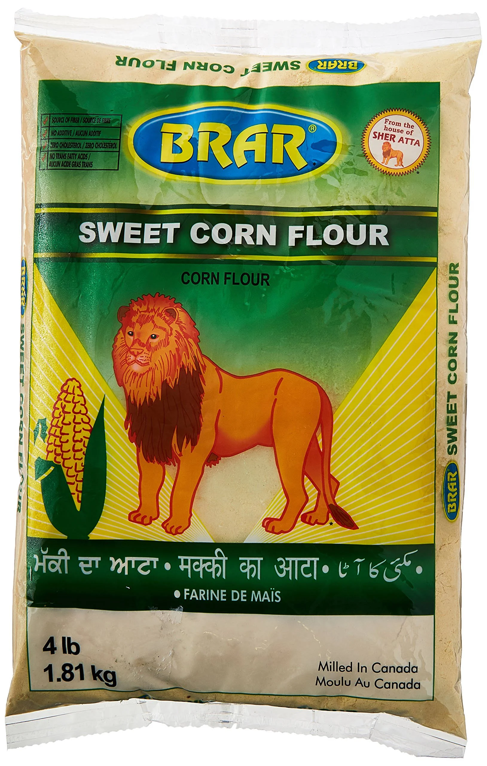 Brar Sweet Corn Flour (Makki ka Atta-) - 2 Pound