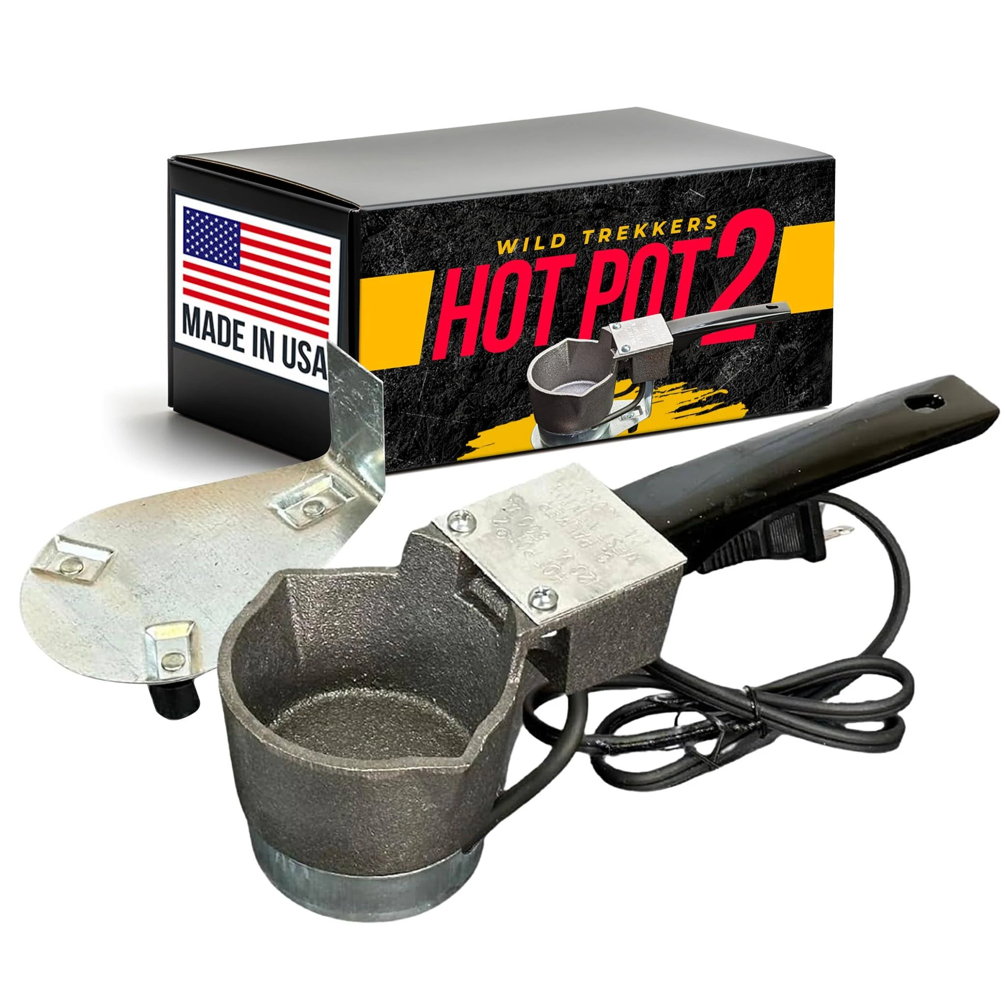 Do It Hot Pot 2 | Electric Melting Pot for Lead | Melts Lead Ingots Quickly | 4 Pound Capacity | Lead Melting Pot for Fishing Weight Molds & Bullet