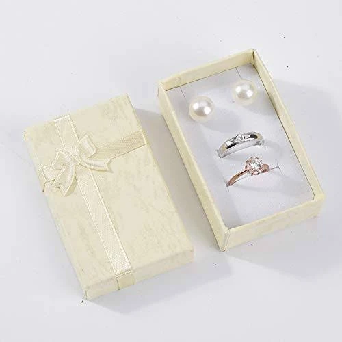 12 Pack Cardboard Jewelry Gift Boxes for Earrings Necklaces Rings Bracelets