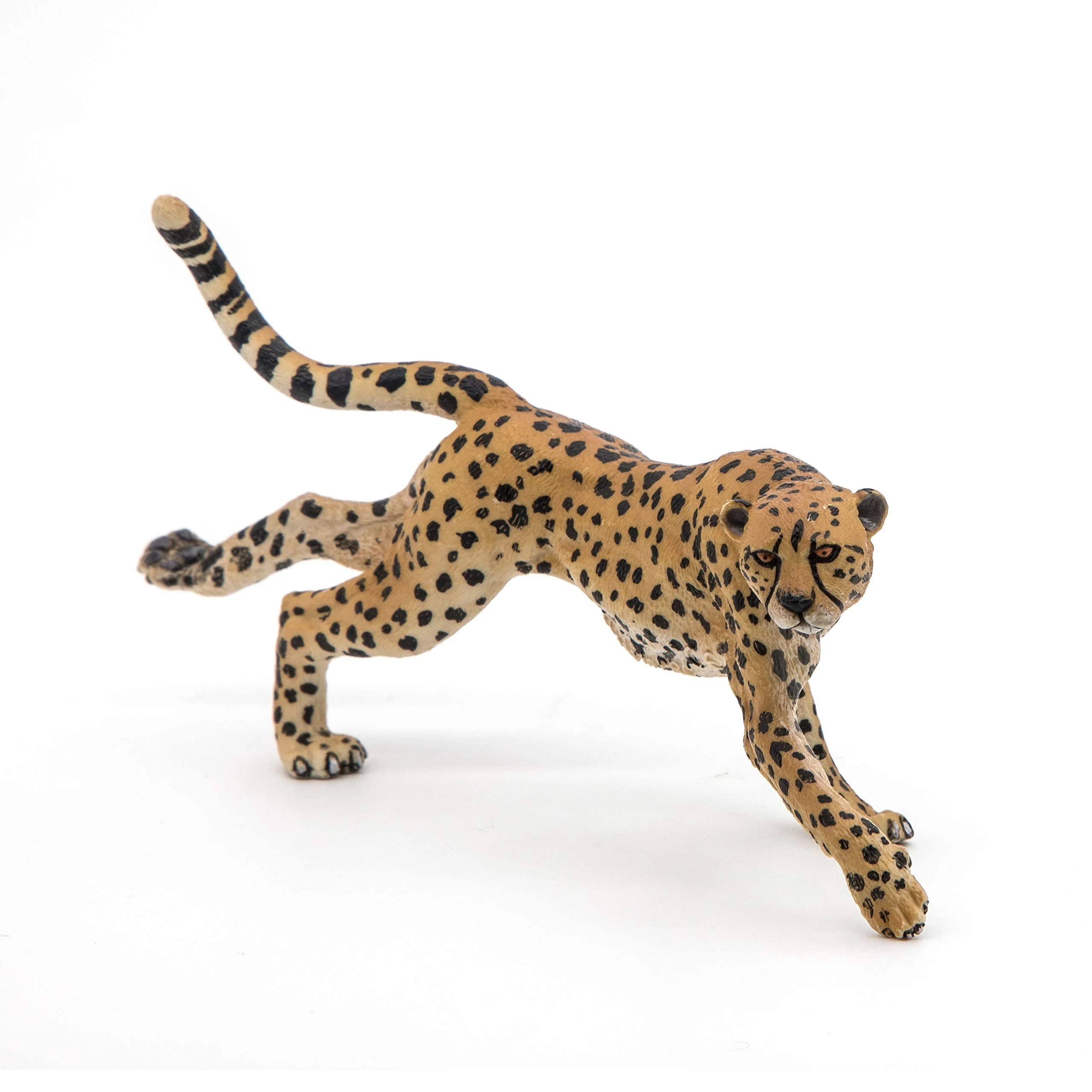 Papo -Hand-Painted - Figurine -Wild Animal Kingdom - Running Cheetah -50238 -Collectible - for Children - Suitable for Boys and Girls- from 3 Years Old