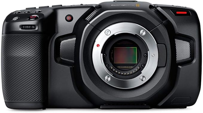 Blackmagic Design CINECAMPOCHDMFT4K 4/3 Sensor 4K Cinema Camera with MFT Mount - Body Only