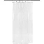 Barossa Design Longer Shower Curtain/Liner with 75 inches Height - 6 Magnets on Bottom, Heavy Duty Waterproof PEVA, PVC Free, Metal Grommets, 72x75, Clear