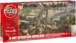 Airfix D-Day Operation Overlord 1:76 WWII Military Diorarama Plastic Model Kit Set A50162A, Multicolor