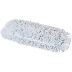 Tidy Tools Commercial Dust Mop Replacement Head - 12 x 5 in. Cotton Reusable Mop Head - Industrial Dust Mop Refill for Floor Cle