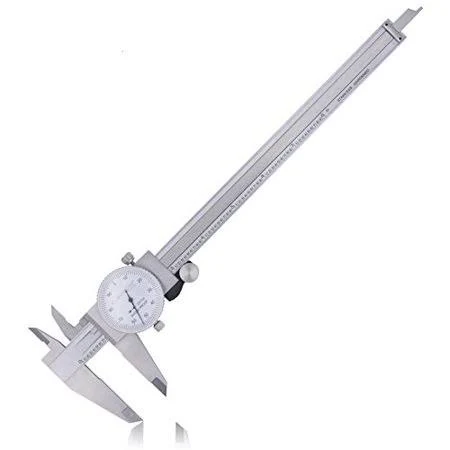 Dial Caliper, DDLR-0805 0-8 Inch, Double Shock Proof, Stainless Steel