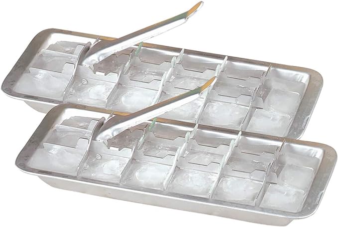 Fox Valley Traders Aluminum Ice Cube Tray Set of 2