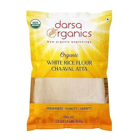 Darsa Organics White Rice Flour 2 lb 8906106974622 | eBay