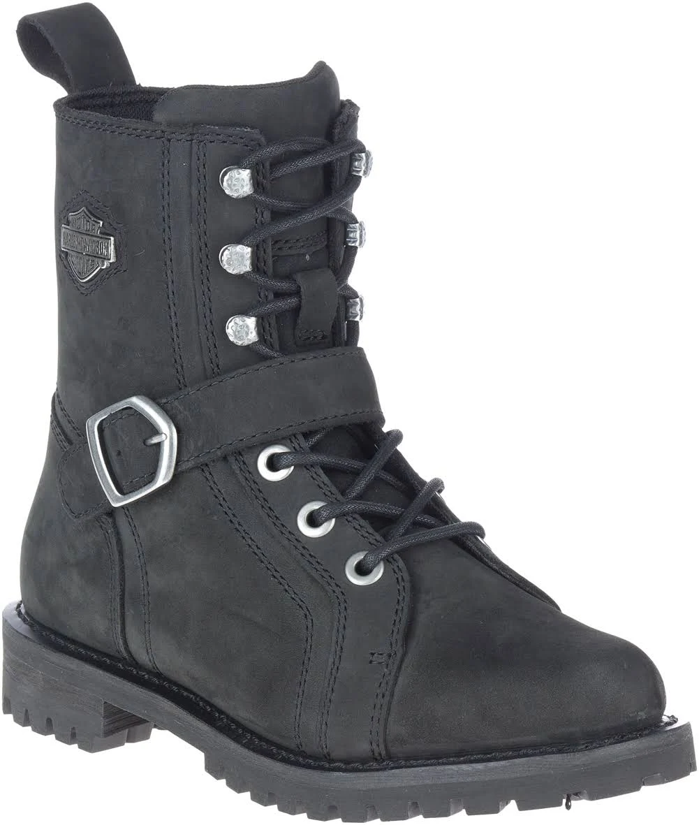 Harley-Davidson Women's Lornell 6" Lace W/Strap Motorcycle Boot