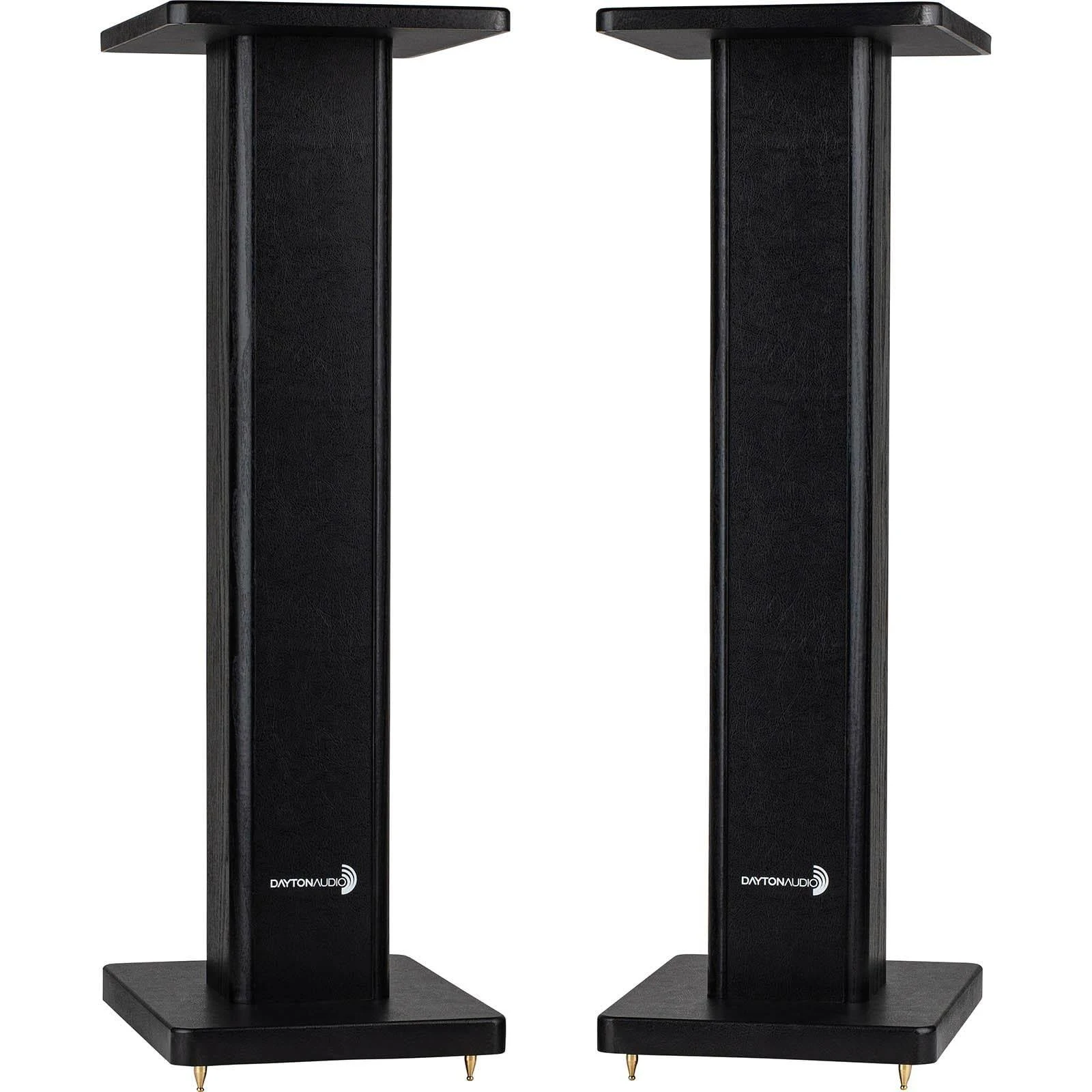 Dayton Audio 20" Universal Wood Speaker Stand Pair, Black