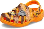 CROCS 208848-ORZI Toddlers Jurassic World Classic Clogs in Orange Zing - Medium