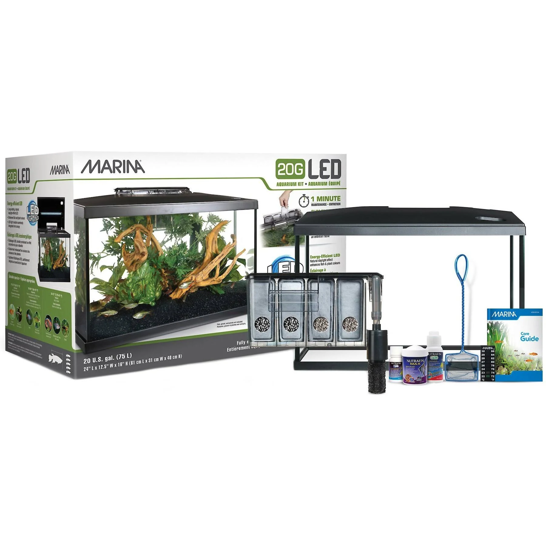 Marina LED Aquarium Kit 20 Gallon