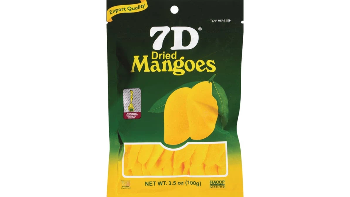 7D Philippine Dried Mangoes Mango Sweets snack ladies girl