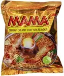 Mama Instant Noodle Creamy Tom Yum Spicy Flavor 3.17 Ounce Pack of 20