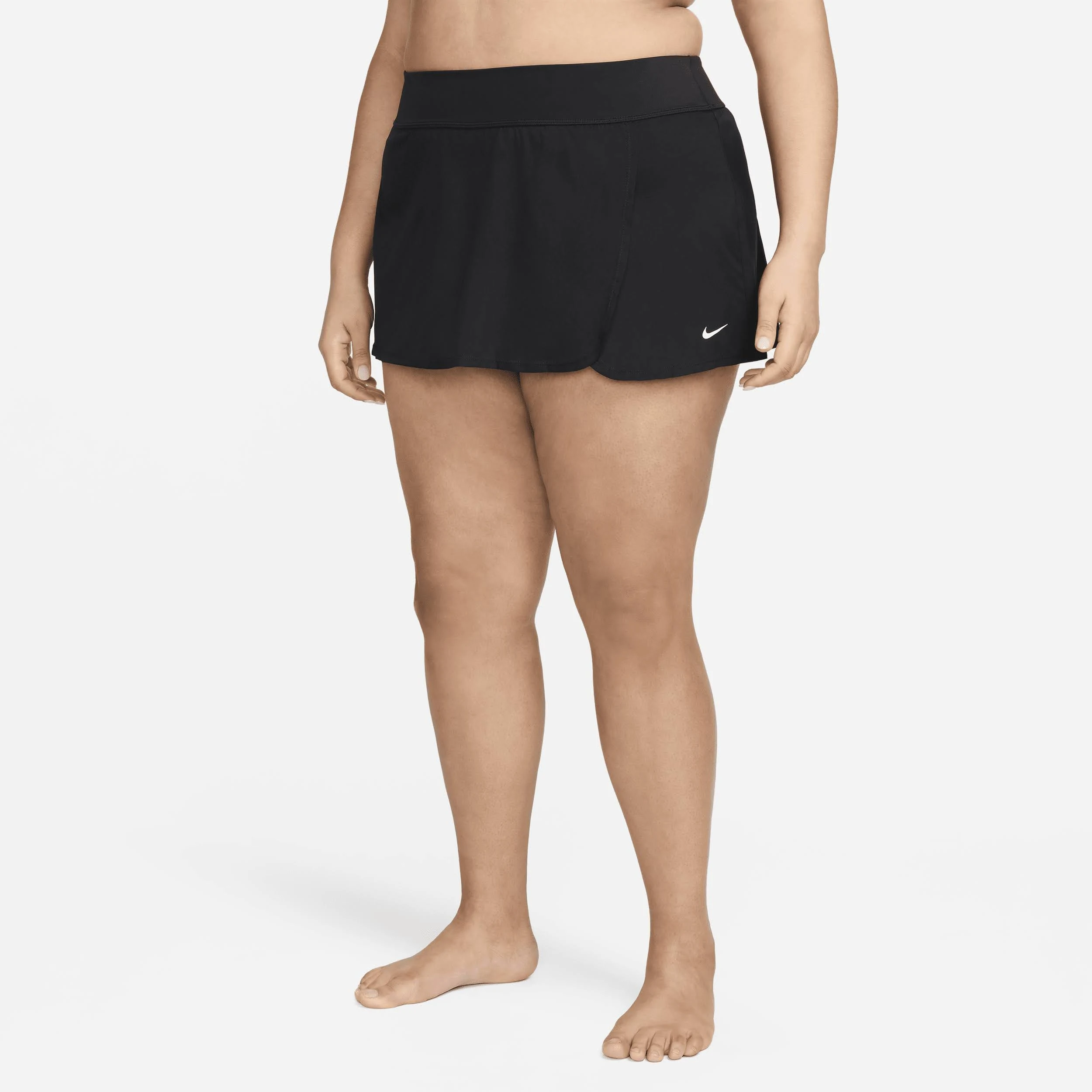 Nike Women's Plus Solid Element Swim Boardskirt - Black - Size 1x