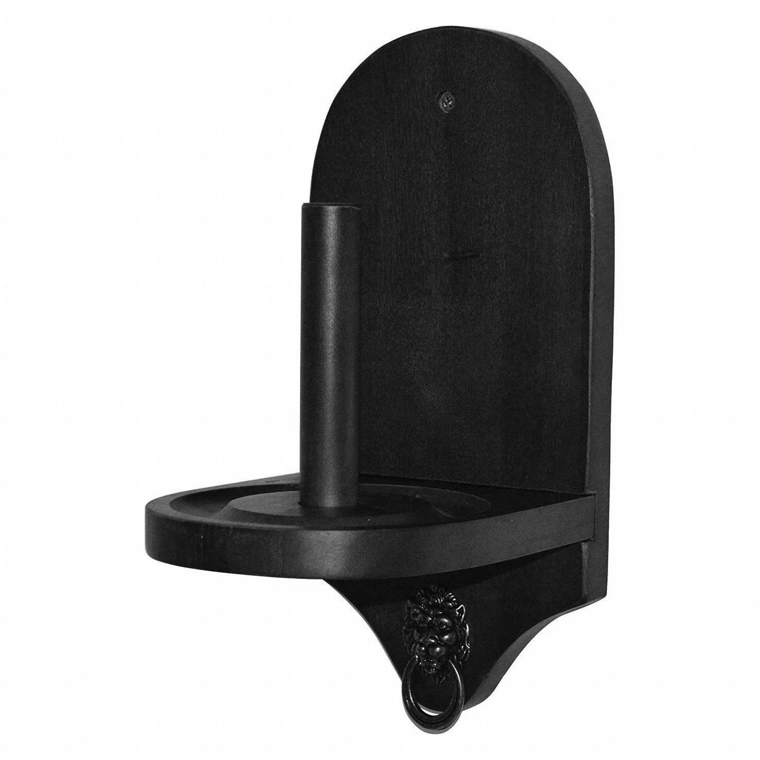 Hathaway Premier Wall-Mounted Cone Chalk Holder Black