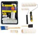 Bates Paint Roller - Paint Brush, Paint Tray, Roller Paint Brush, 9 Piece Home