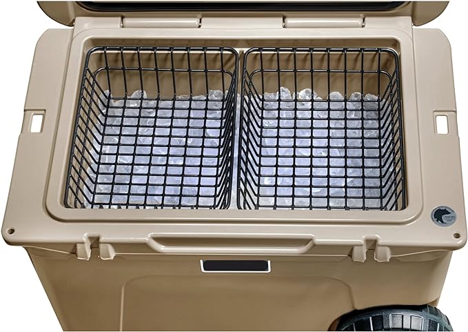 Above Sea Level Cooler Basket for YETI Tundra Haul, YETI Roadie 48, and YETI Roadie 60 - Wire Cooler Rack for YETI Wheeled Coolers - Compatible with YETI Accessories