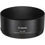 50mm Reversible Lens Hood Shade Fit for Canon EF 50mm f/1.8 STM Lens Replaces Canon ES-68 Hood Tulip Flower Design -Black