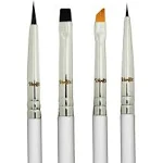 Eyeliner Brush Small Angled Winged - Firm Flat Liquid Gel Liner Brush Brushes SE