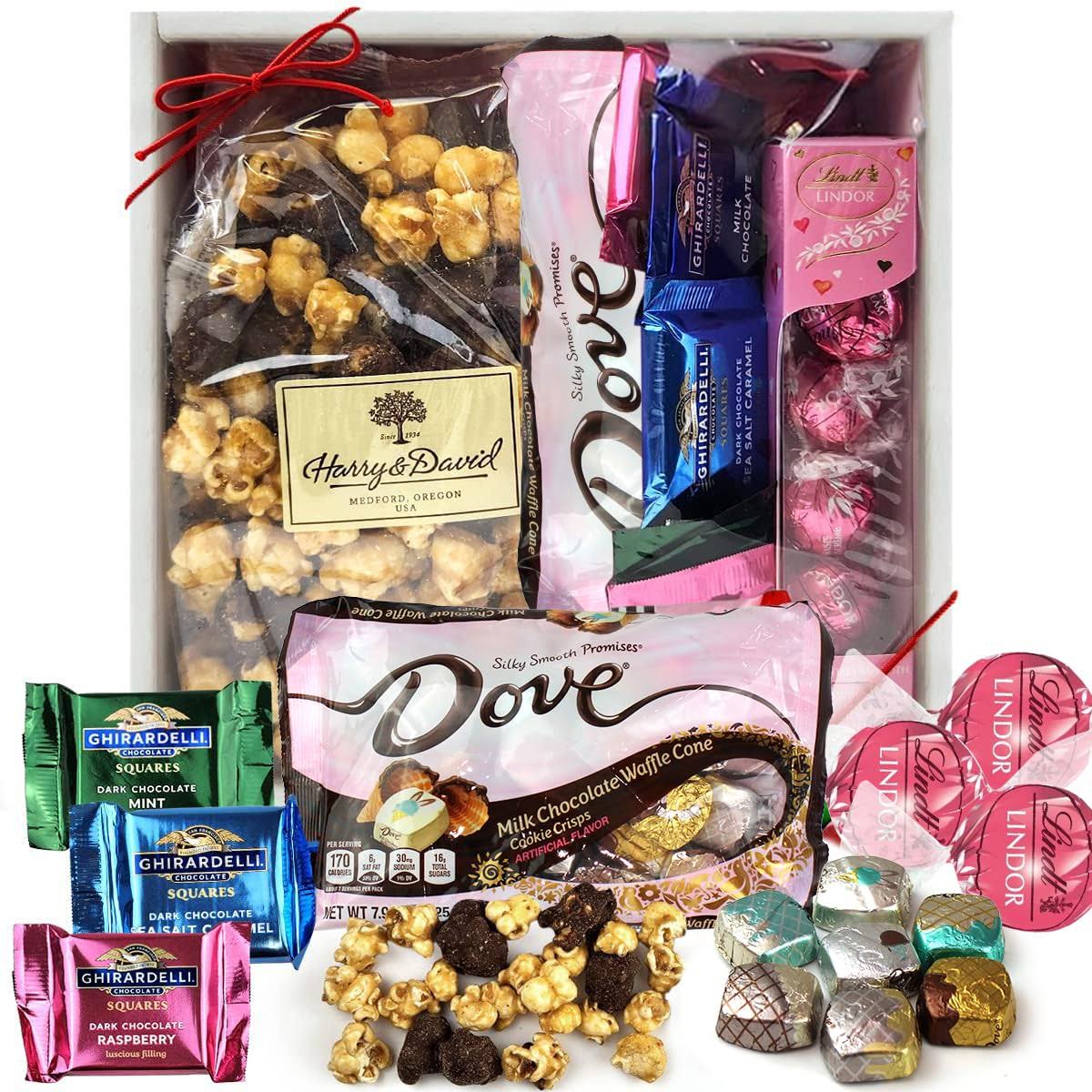 Candy and Chocolate Gift Box – Deluxe Edition Valentines Day Chocolate with Harry ...