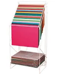 SSWBasics Tissue Paper Rack - White Wire - Floor Standing (23" W x 15½"D x 49" H)