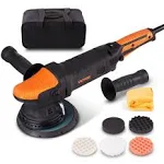 VEVOR Buffer Polisher, 6-Inch Dual Action Polisher For Car Detailing, 6 Variable ...