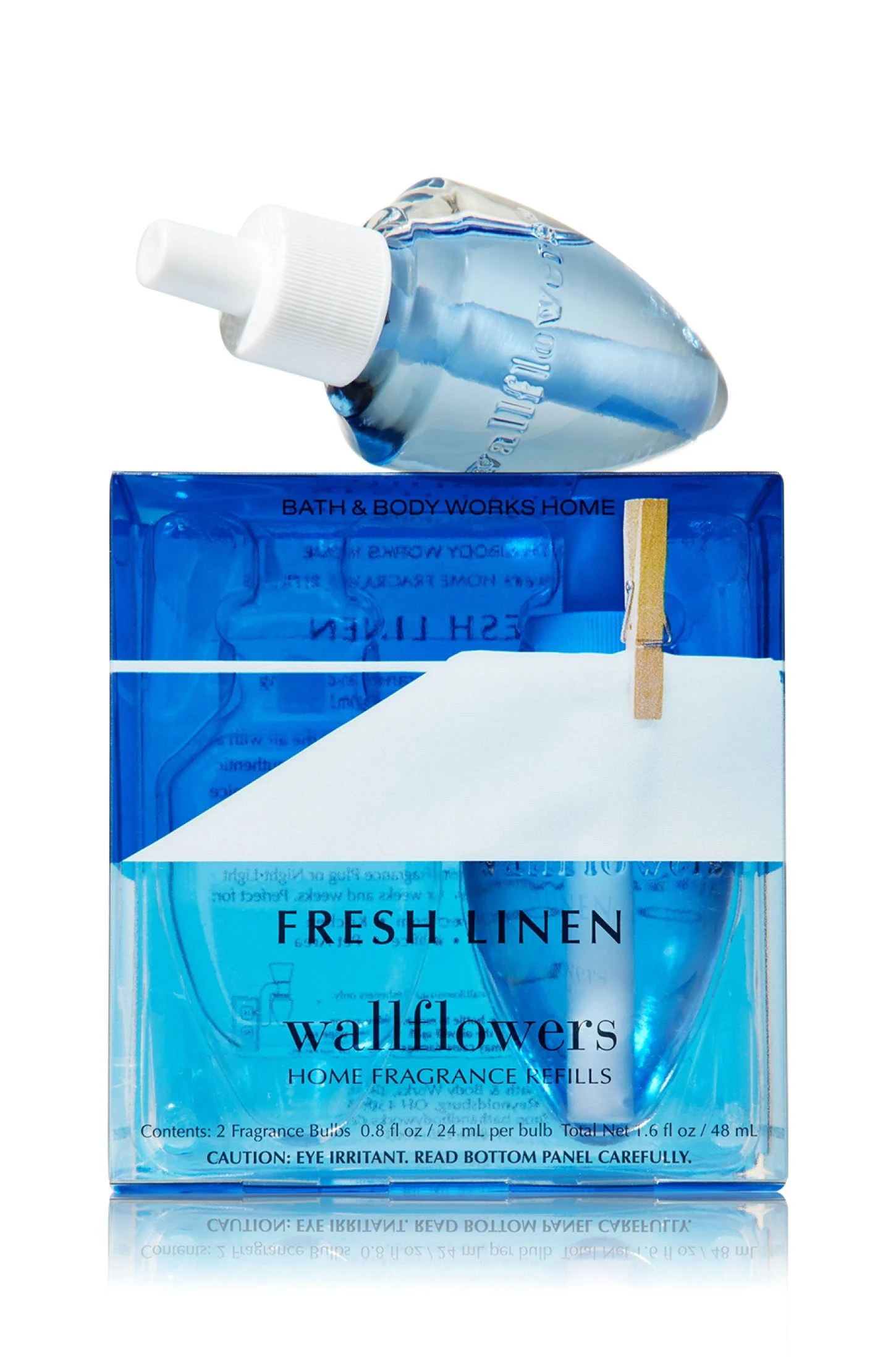 Bath &amp; Body Works Fresh Linen Wallflowers Home Fragrance Refills, 2-Pack (1.6...