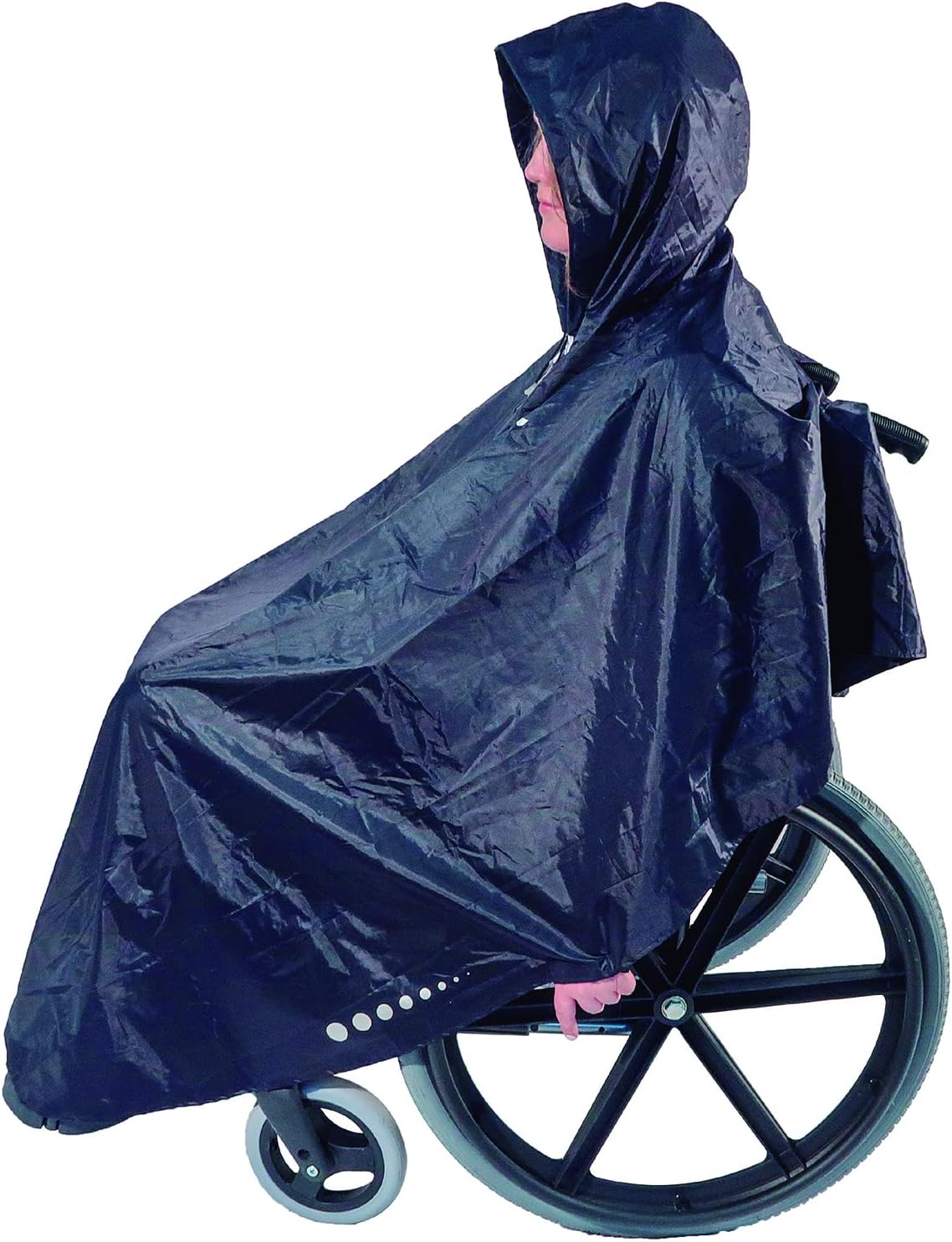 Gotita – Waterproof Poncho for Wheelchairs –Universal Raincoat – Easy to Use Rain ...