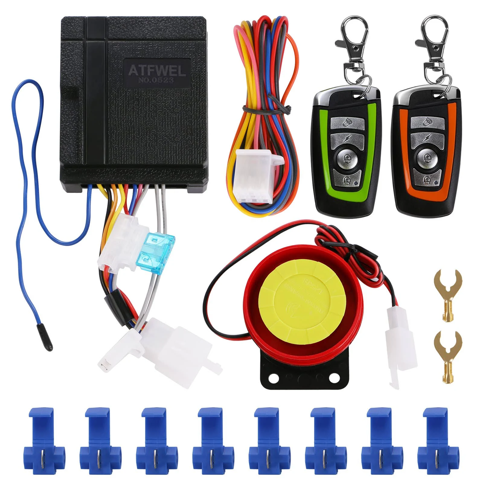 ATFWEL Waterproof Motorcycle Alarm System