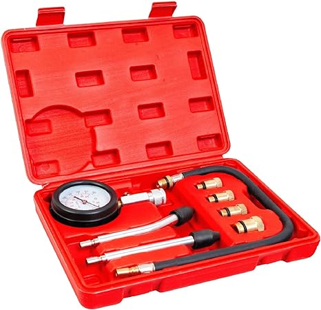 Torin 8 Pie 0300 Psi Engine Cylinder Compression Pressure Gauge Tester Kit Autom