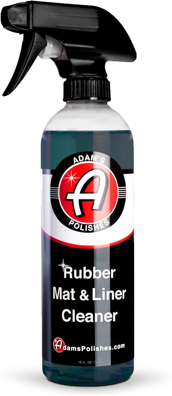 Adam's Rubber Mat & Liner Cleaner (Gallon) – Protectant & Rubber Floor Mat Cleaning Solution for Car Detailing | Deep Cleans & Restores, Truck Bed Cargo Liners, Trunk Mat Accessories & More