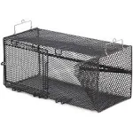 Frabill Torpedo Crawfish Trap | Heavy-Duty Steel Mesh 18 x 8 x 8-Inch ,Black