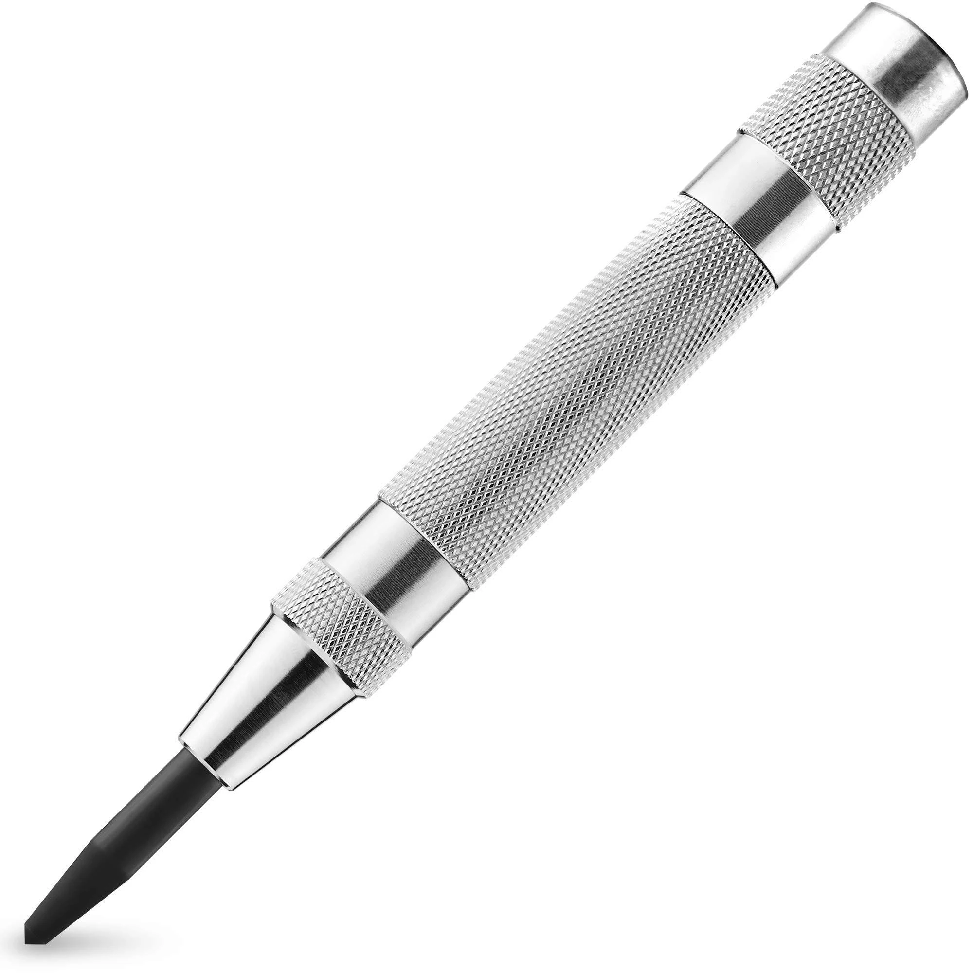 Neiko 5-Inch Automatic Center Punch for Metal, Adjustable Impact Spring Loaded Tool 2y48ucq