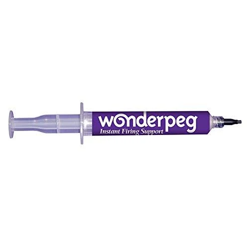 Dental Creations Wonderpeg Instant Firing Support – The Super Dental Crown and Veneer Firing Peg Putty – Pack of 5 Syringes – 10 CC in Each Syringe