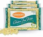 Manischewitz Gluten Free Wide Egg Noodles (3 Pack) Yolk Free, Kosher for Passover and All Year Round Use