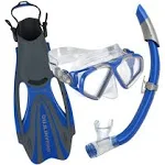 U.S. Divers Cozumel DX Seabreeze Adult Snorkeling Combo Set with Adjustable M...