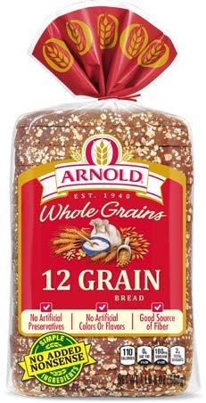 Arnold Bread, Whole Grains, 12 Grains and Seeds