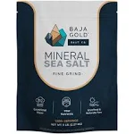 Mineral Sea Salt, Natural Grain Crystals, 1 Lb. Bag