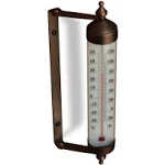 Bjerg Instruments Adjustable Angle 10 inch Garden Thermometer (Bronze)