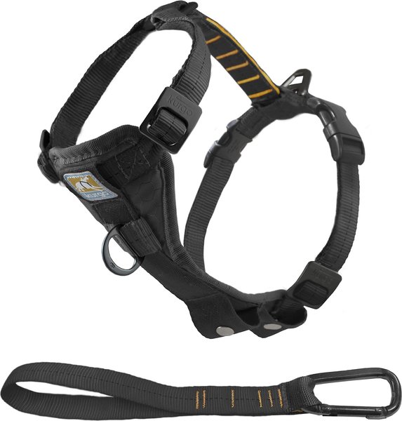 Kurgo Tru-Fit Smart Harness with Plastic Quick Release Buckles, Black, X-Small