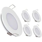 Rv Boat Recessed Ceiling Light 4 Pack Super Slim Led Panel Light Dc 12v 3w Full 