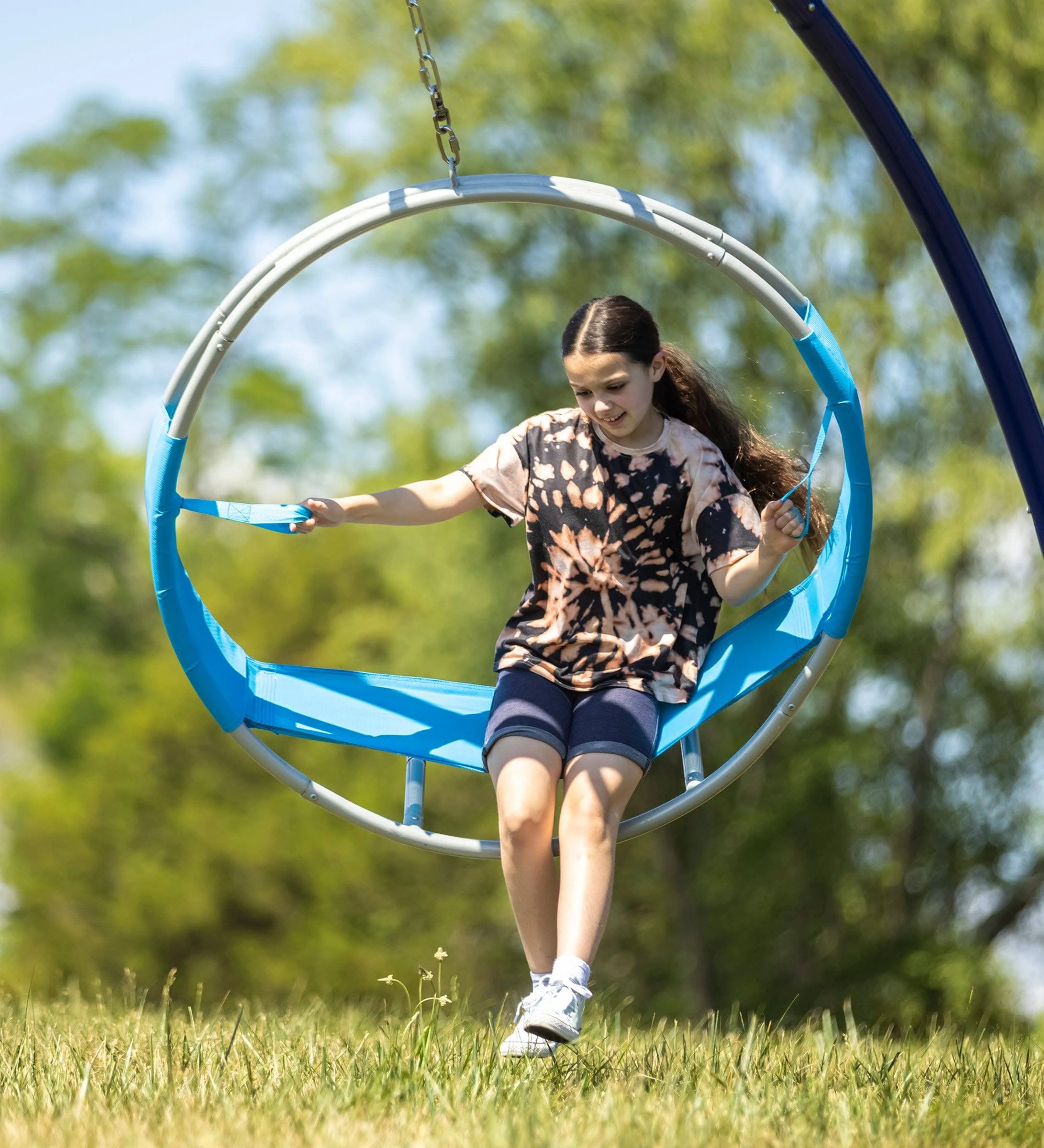 40-Inch Aerial Hoop Spinning Round Swing