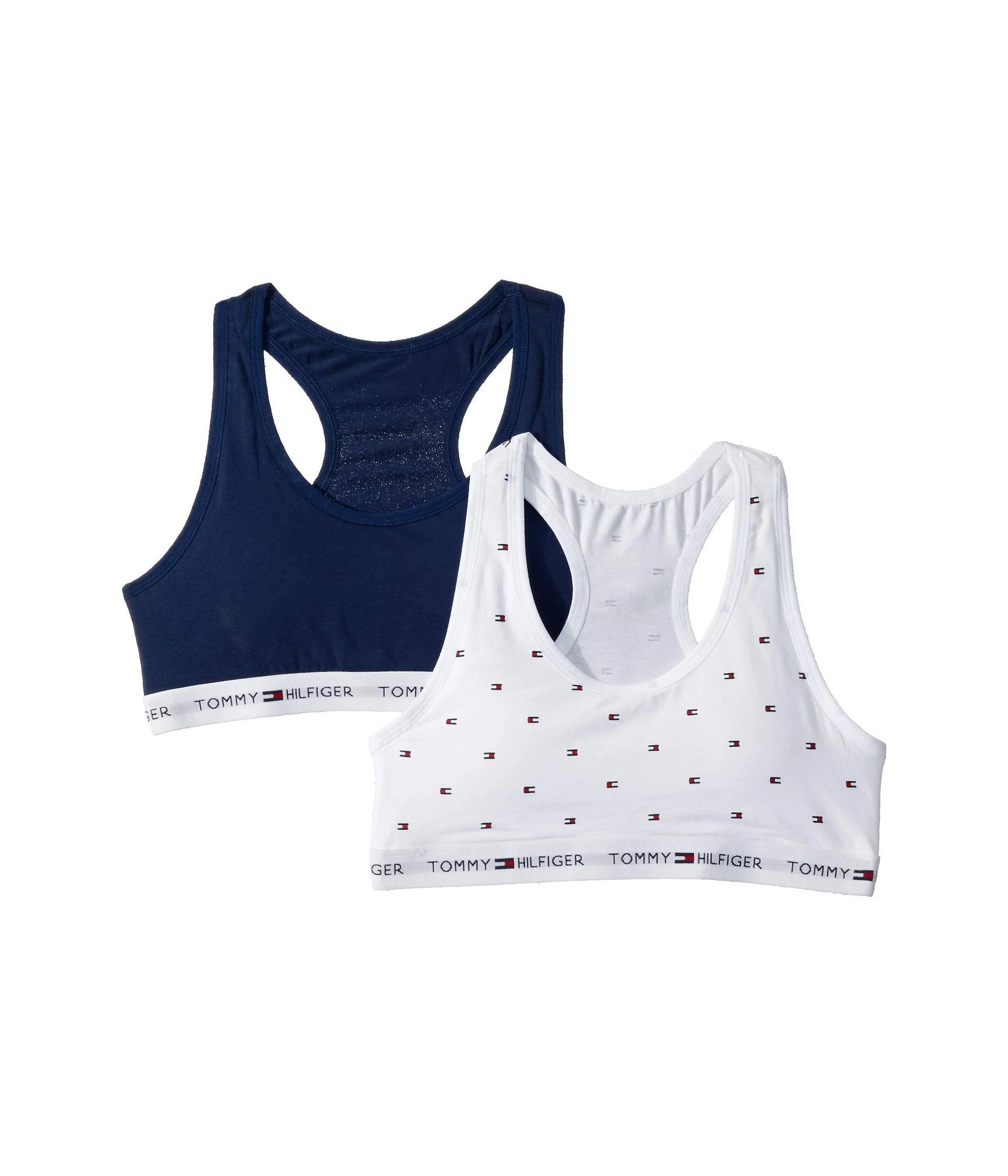 Tommy Hilfiger | Little &amp; Big Girls 2-Pk. Cropped Bras - White | Realry