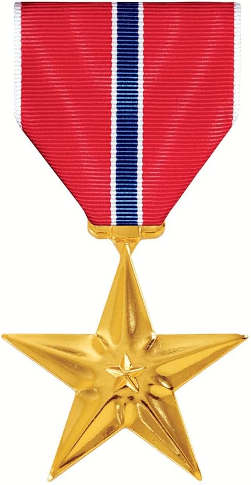 Bronze Star Medal -Full size made in the USA - BSM - NEW REGULATION MIL SPEC